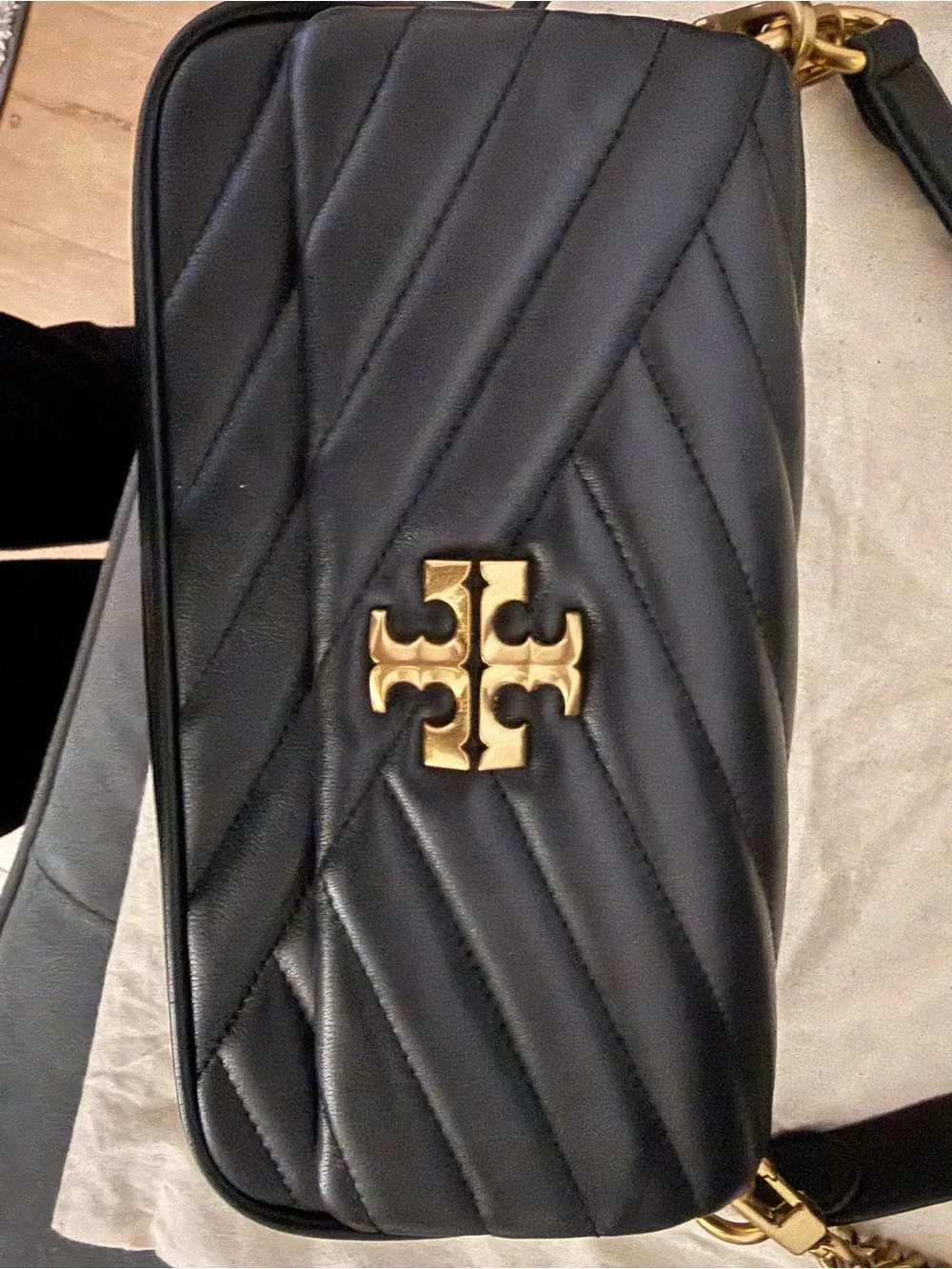 Tory Burch Kira Chevron Small Flap Shoulder Bag